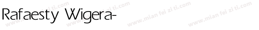 Rafaesty Wigera字体转换
